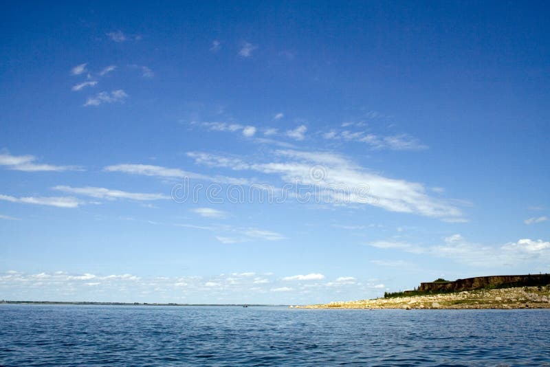 Nord cielo blu un nuvole.