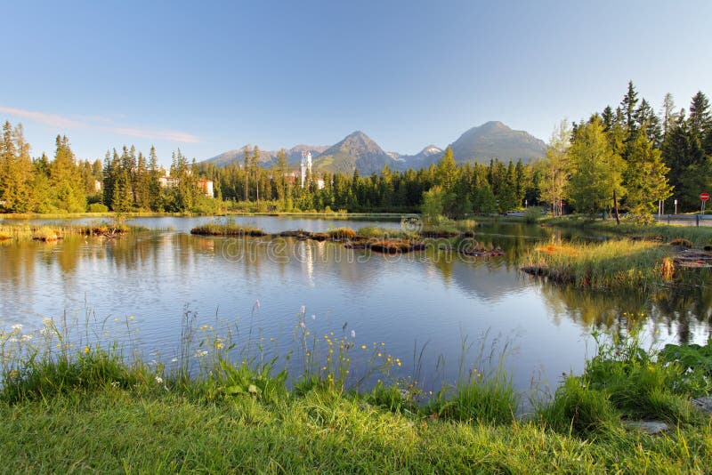 Jezero na Slovensku hora, Štrbské pleso