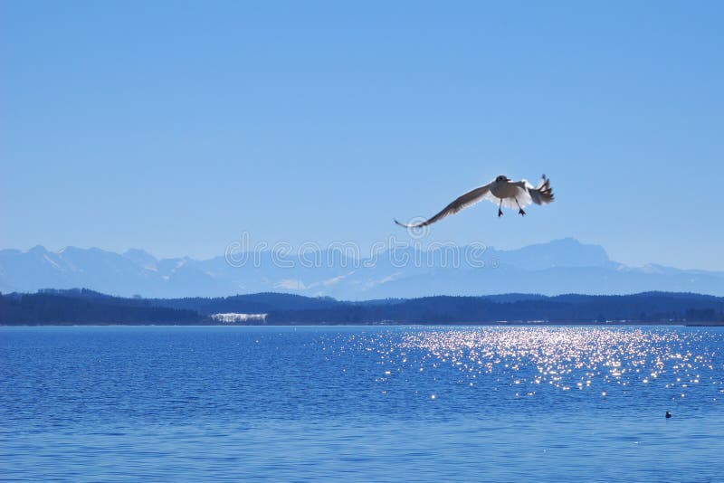 Lake Starnberger See in Bavaria