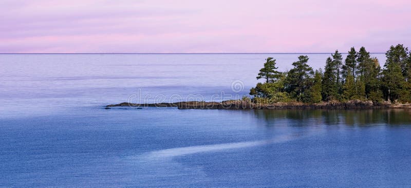 Lake Superior stock photo