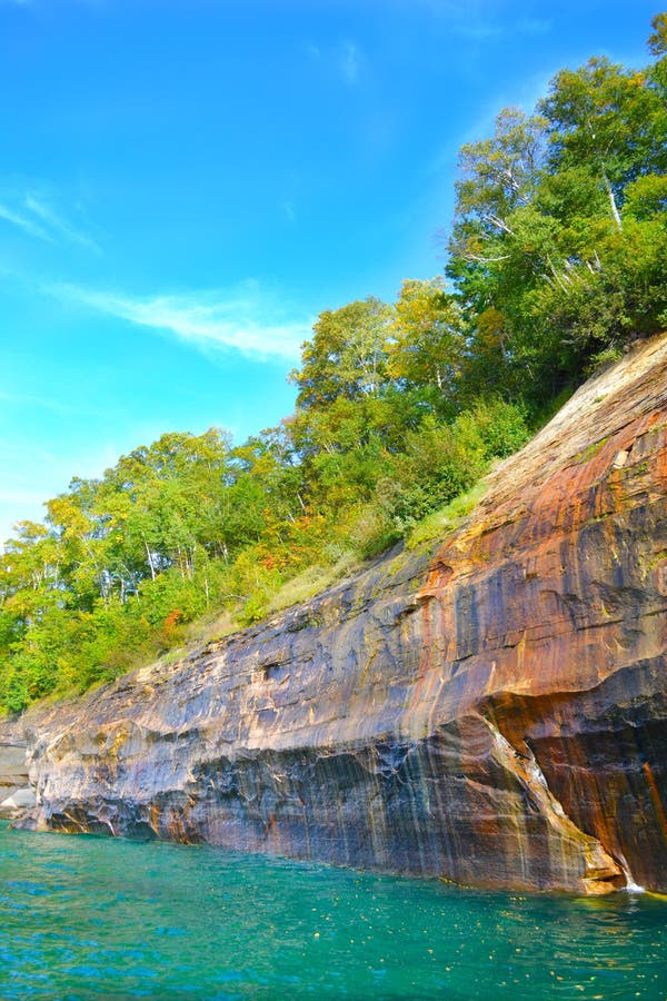 Lake Superior Geology royalty free stock image