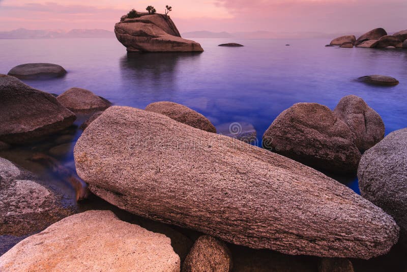 Lake Tahoe after sunrise