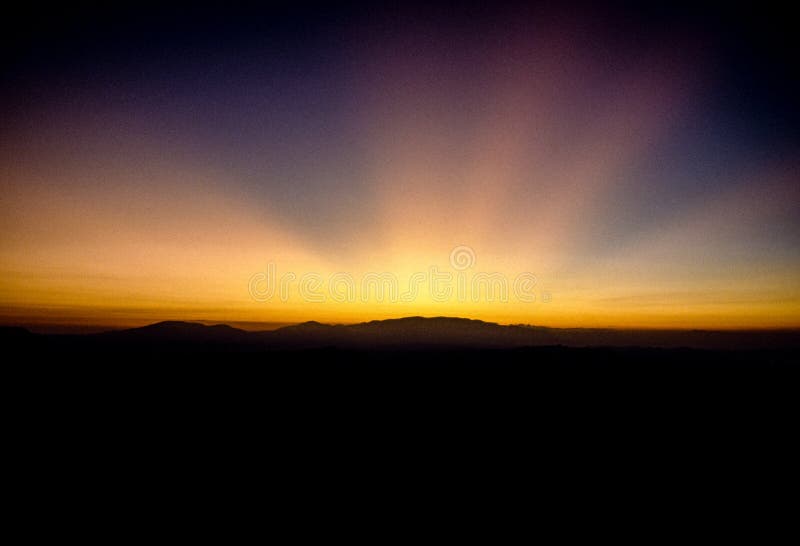 Sunrise over the mountains of lake Toba, Sumatra, Indonesia stock photo Sunrise over the mountains of lake Toba, Sumatra, Indonesia stock photo