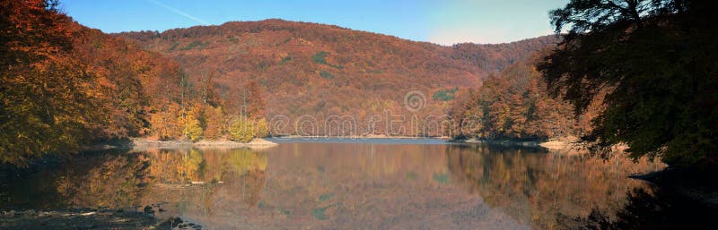 Lake in Vihorlat Mountains Called