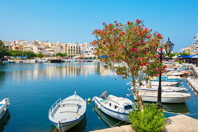 Lake Voulismeni. Agios Nikolaos, Crete, Greece