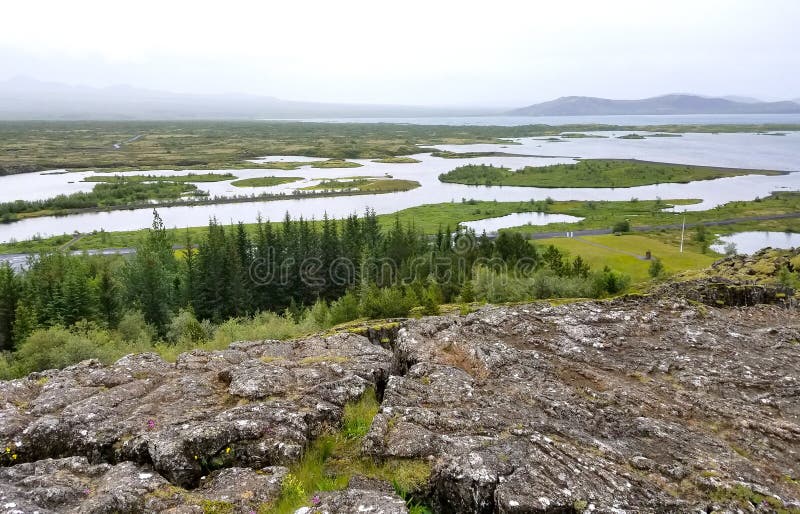Lakes and beautiful landscape nature in Iceland stock photography Lakes and beautiful landscape nature in Iceland stock photography