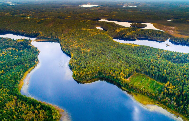 Aerial photography, scenic lakes view royalty free stock photography Aerial photography, scenic lakes view royalty free stock photography