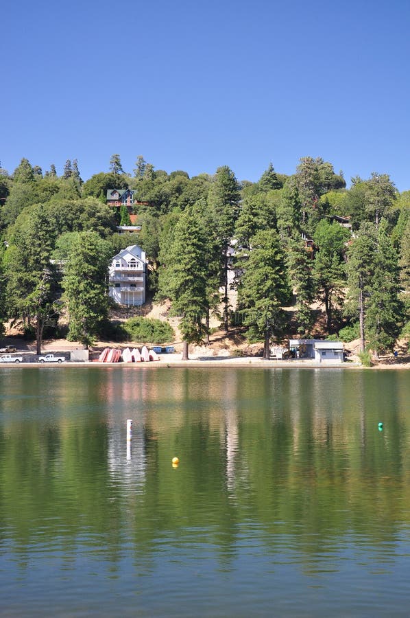 Lakeside view stock image. Image of environment, forest 20892305