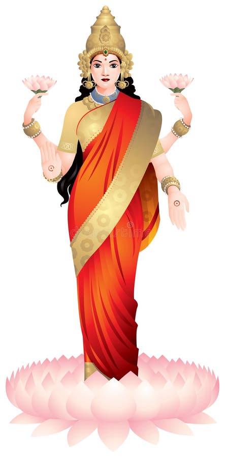 Lakshmi, de Hindoese godin