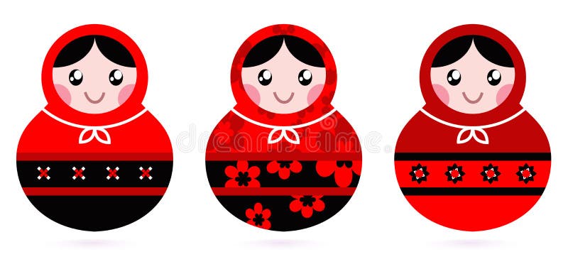 lali rosjanina set ilustracji lali rosjanina set ilustracji