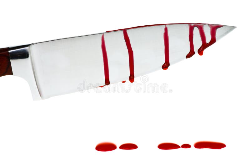 Coltello Con Sangue Immagine Stock. Immagine Di Scolo - 10071059 - Foto 5