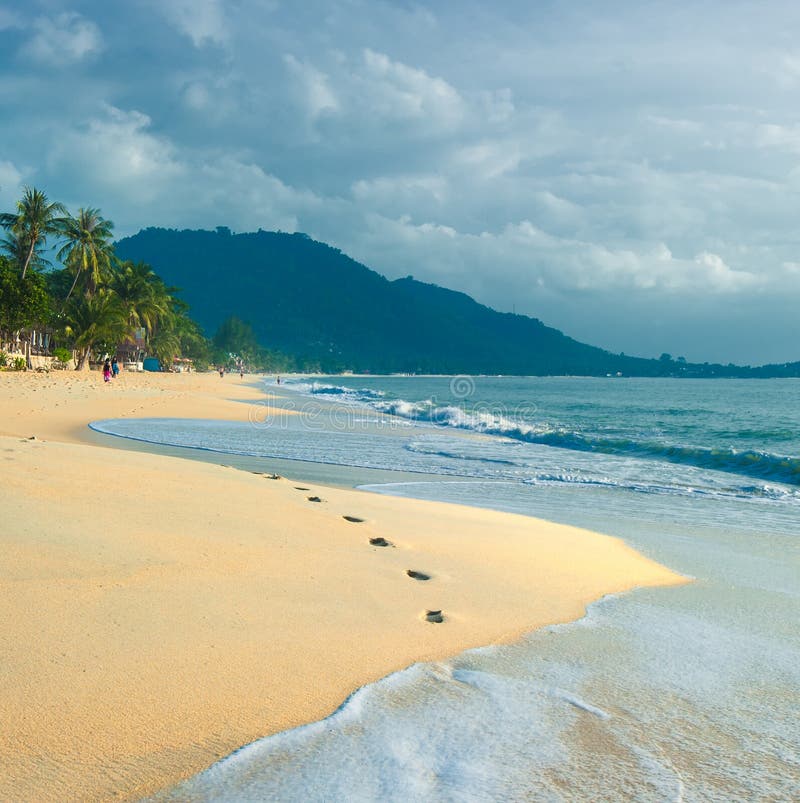 Lamai Strand, KOH Samui, Thailand stockfotos Lamai Strand, KOH Samui, Thailand stockfotos