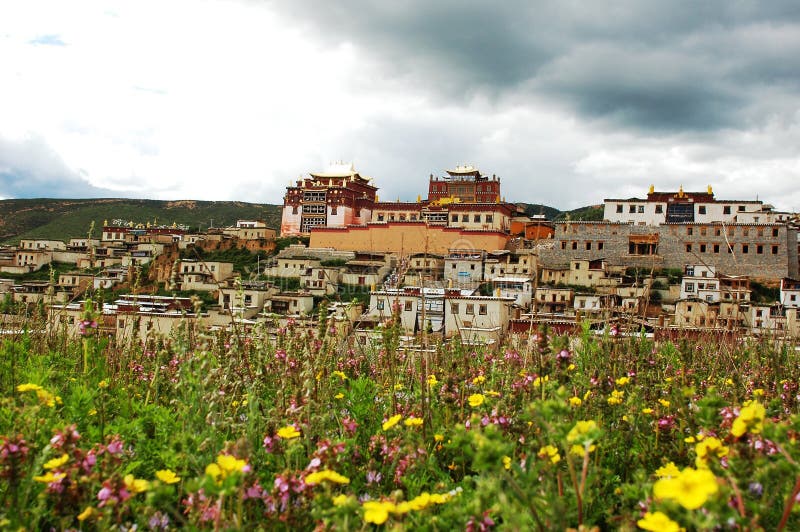 Lamasery royalty free stock image