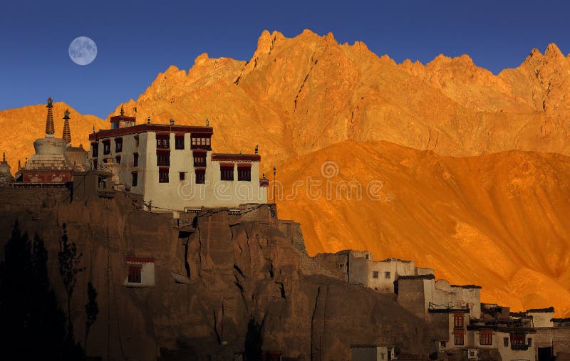 Lamayuru-Kloster, Ladakh lizenzfreie stockfotos Lamayuru-Kloster, Ladakh lizenzfreie stockfotos