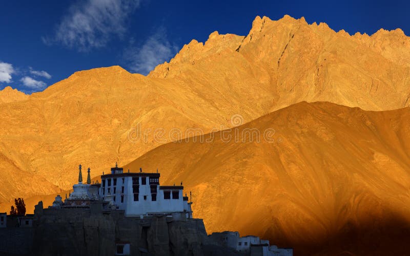 Lamayuru monastery, Ladakh royalty free stock photography