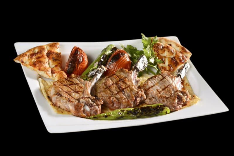 Lamb chop stock photo. Image of kuzu, onion, kebab, kebap 65769850