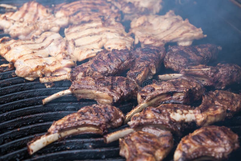 263 Lamb Chops Charcoal Grill Stock Photos Free & RoyaltyFree Stock