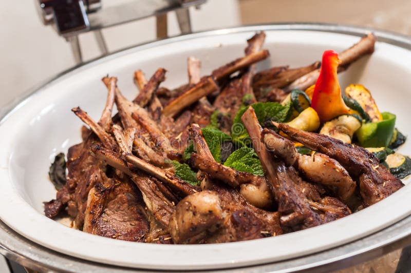 Lamb chops stock photo. Image of breast, meat, delicious 67218568