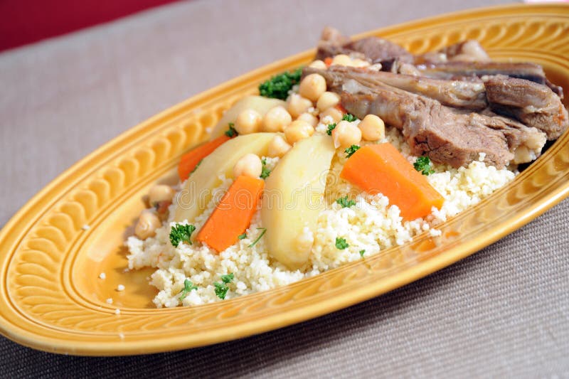 Lamb with couscous