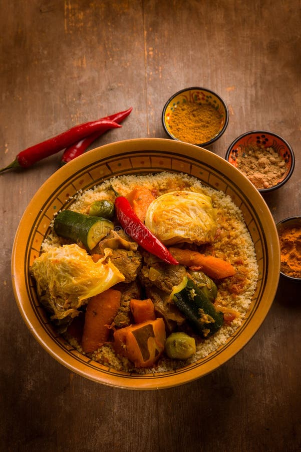 Lamb Couscous with Mixed Vegetables Stock Photo Image of lamb, table