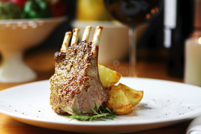 Lamb Dinner stock images Lamb Dinner stock images