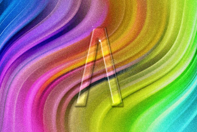 Lambda 符号。Lambda 字母，希腊字母符号 免版税库存图片