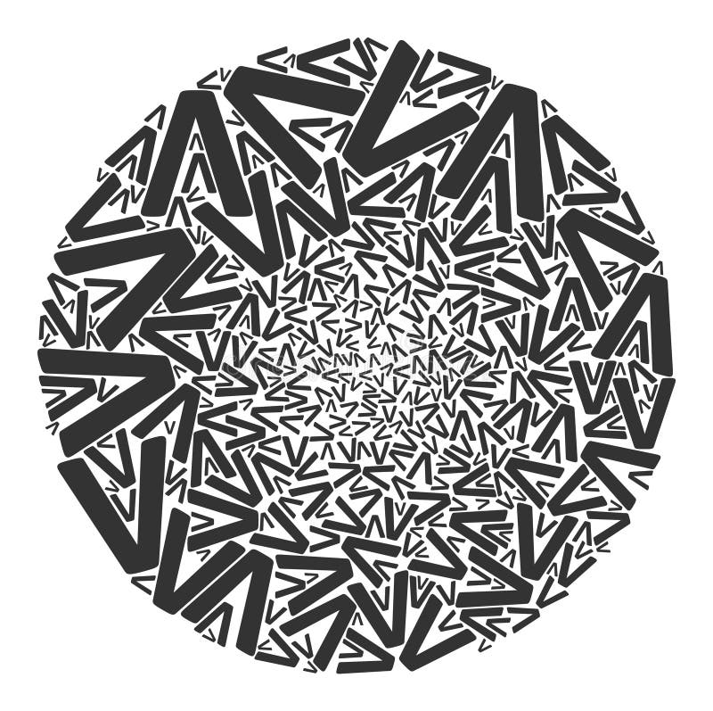 Lambda希腊字母图标球簇拼贴 皇族释放例证