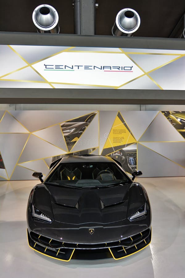 Lamborghini Centenario 2016 2017 Editorial Image Image Of