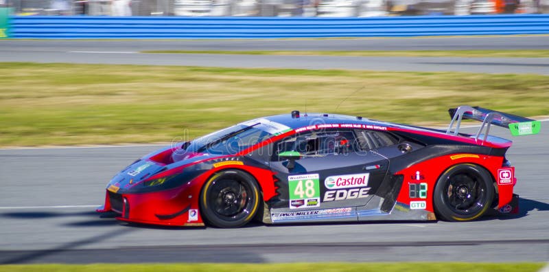 Lamborghini GTD race car at Daytona Speedway Florida