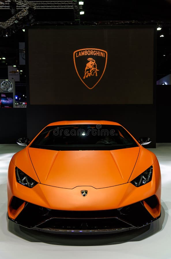 Lamborghini Huracan Performante imagem de stock Lamborghini Huracan Performante imagem de stock