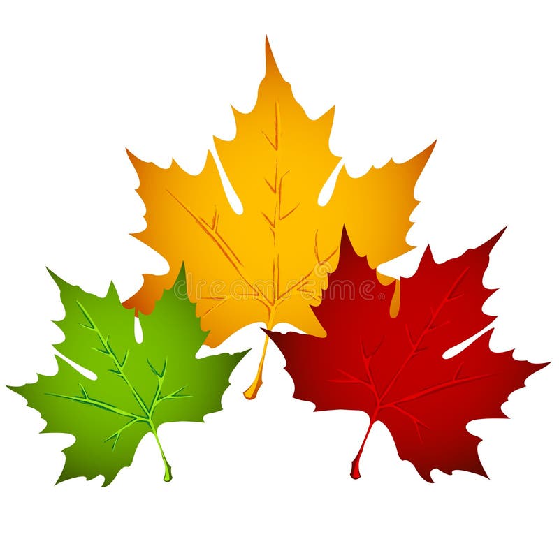 Lames d'automne illustration libre de droits