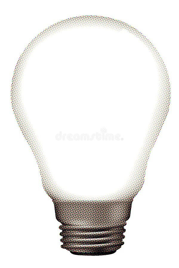 Lamp art style on a white background III
