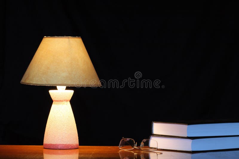 Lamp And Books