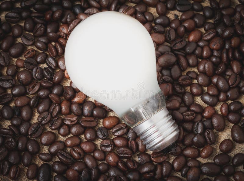 Lamp and coffee beans stock photo. Image of large, backdrop 71177442