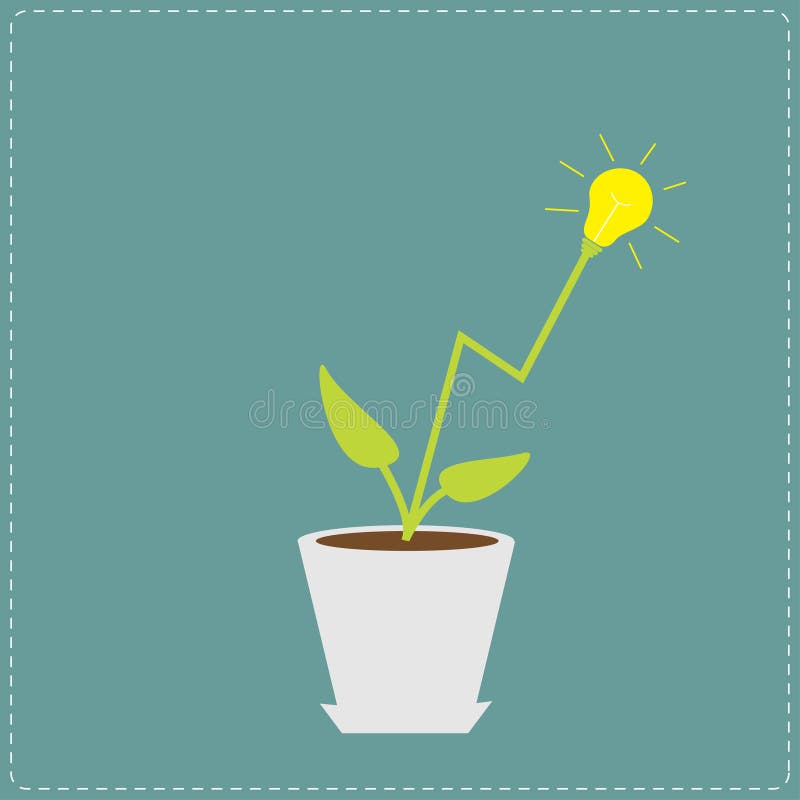 Bulb Growing Light Plant Stock Illustrations 923 Bulb Growing Light