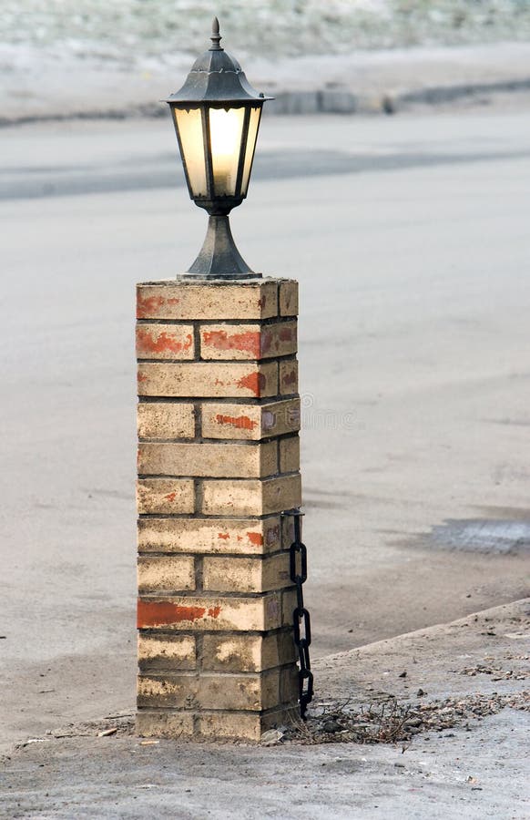 Lamp in street