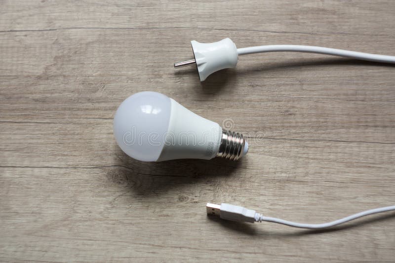 Lamp, white, socket, reset, cord royalty free stock photography