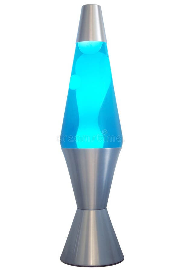 Lampada blu della lava immagini stock