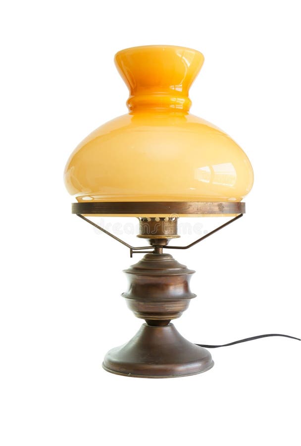 Lampada della Tabella stylized come lampada di olio antica isolata