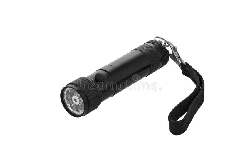 Lampada LED isolata in bianco fotografia stock Lampada LED isolata in bianco fotografia stock