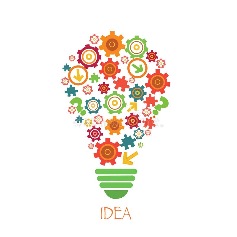 Lampadina astratta royalty illustrazione gratis Lampadina astratta royalty illustrazione gratis