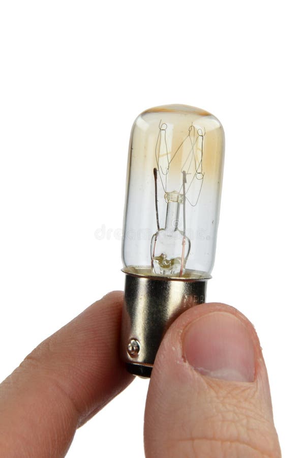 Lampadina dell'alogeno utilizzata per l'installazione speciale dell'apparecchio per uso domestico tenuta in mano sinistra immagine stock libera da diritti Lampadina dell'alogeno utilizzata per l'installazione speciale dell'apparecchio per uso domestico tenuta in mano sinistra immagine stock libera da diritti