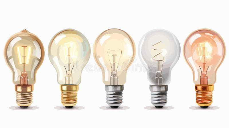 Lampadina elettrica illuminata immagine lampeggiante royalty illustrazione gratis