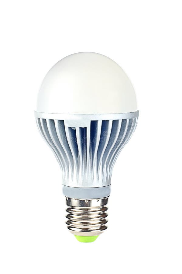 Lampadina potente di risparmio di energia LED immagini stock libere da diritti Lampadina potente di risparmio di energia LED immagini stock libere da diritti