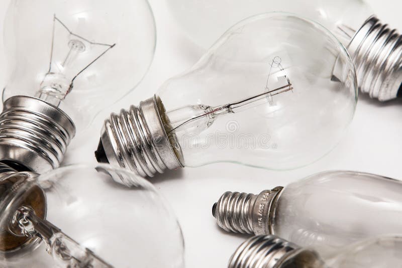 Lampadine differenti immagini stock libere da diritti Lampadine differenti immagini stock libere da diritti