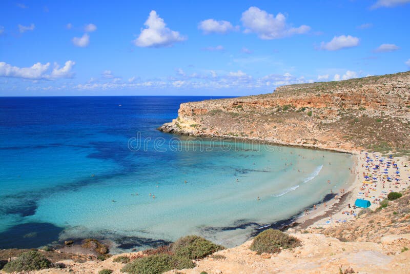Je to nádherný ostrov králiky, v Lampedusa.