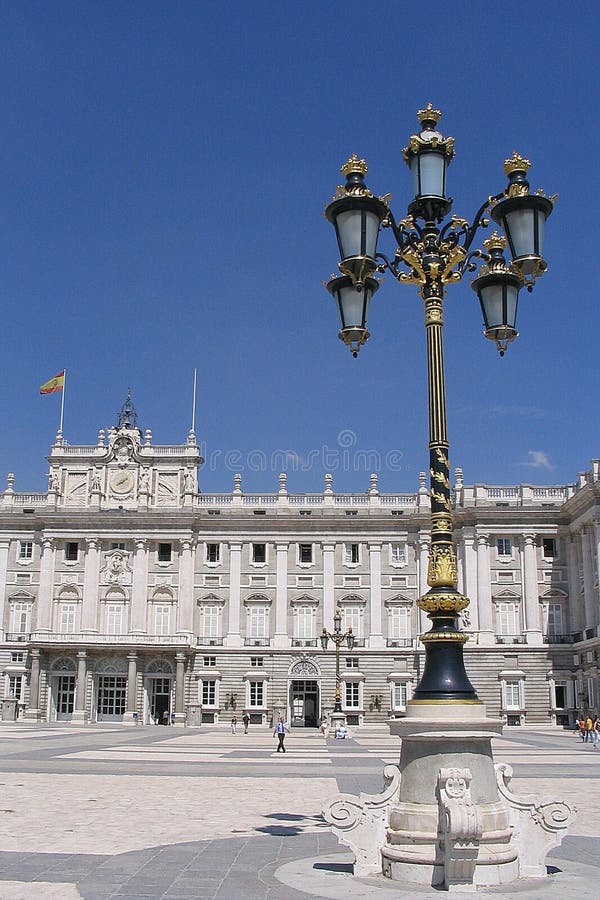 lampmadrid slott fotografering för bildbyråer lampmadrid slott fotografering för bildbyråer