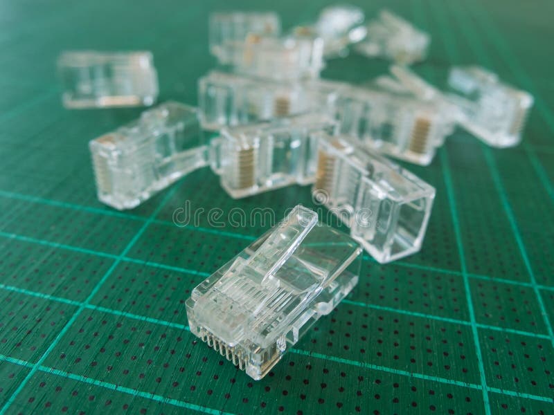 LAN connection stock photo. Image of connection, jack 7286690