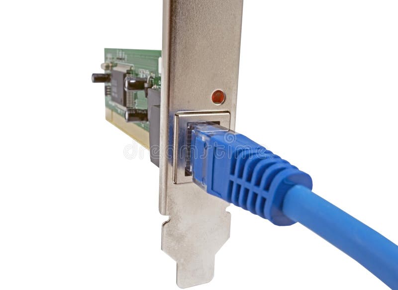 Lan-Kabel u. -Netzwerkkarte lizenzfreie stockfotos Lan-Kabel u. -Netzwerkkarte lizenzfreie stockfotos