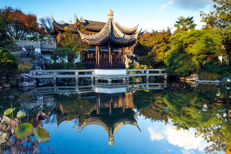 Lan Su Chinese Garden in Portland, Oregon stock image Lan Su Chinese Garden in Portland, Oregon stock image